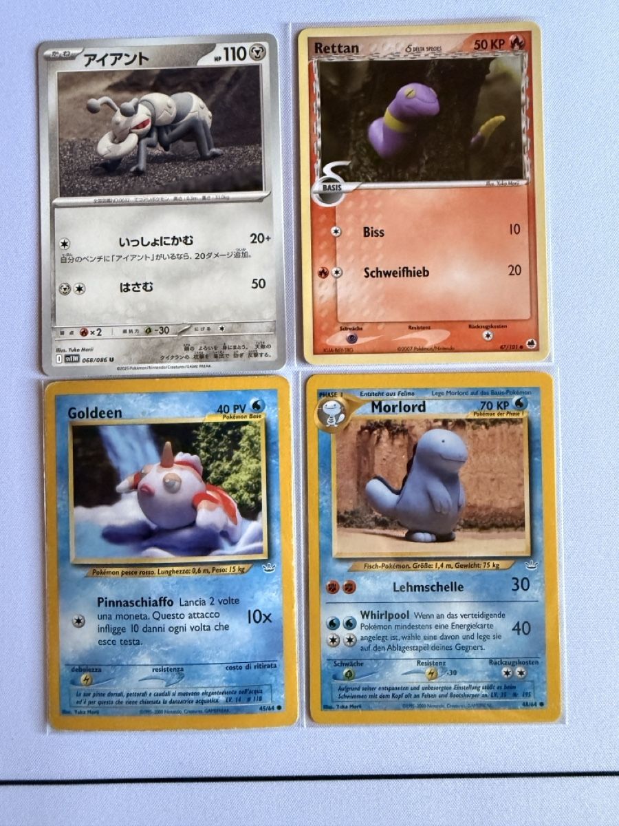 Pokémon Carte collezionabili: Pokémon Yuka Morii Set 4 Stk. – Usato da Elsau venduto da mintgreen1