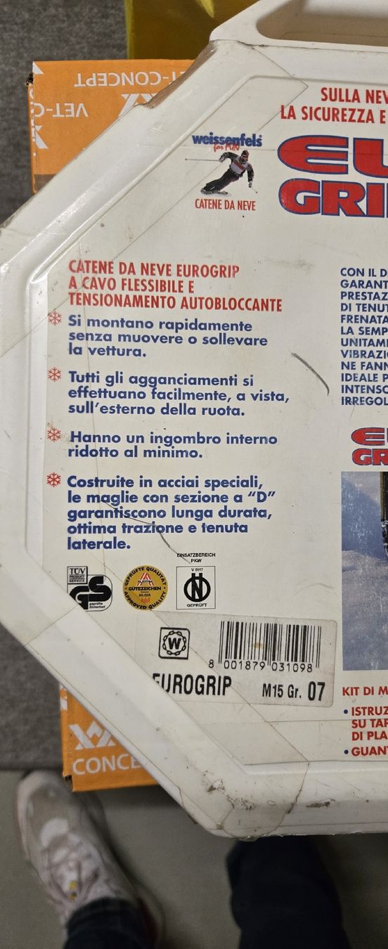 Catene da neve: Schneeketten EuroGrip 2000 Winter – Usato da Neuenhof venduto da archia 1