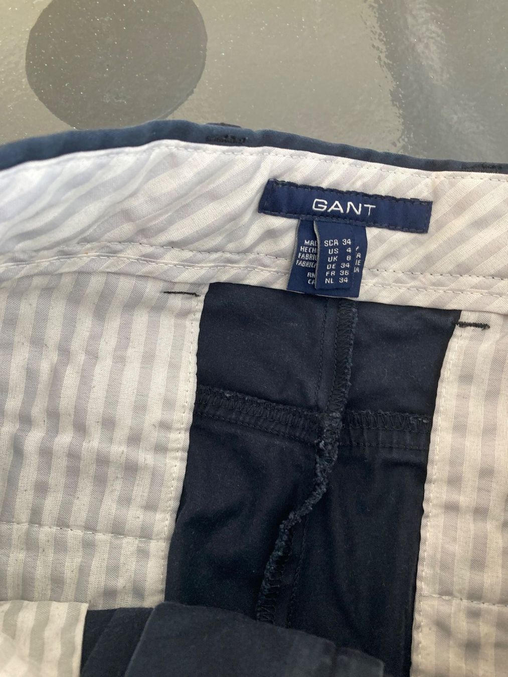 Gant Pantaloni: GANT SHORTS BERMUDA, GR. 34, NAVYBLAU, BAUMWOLLE – Usato da Zürich venduto da elegantissima2 5