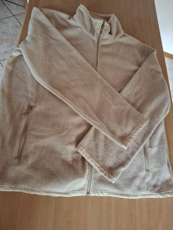 Veste polaire beige marque LBVYR fermeture éclair taille L/X