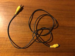 Videokabel Cinch Coaxial gelb 1.2m