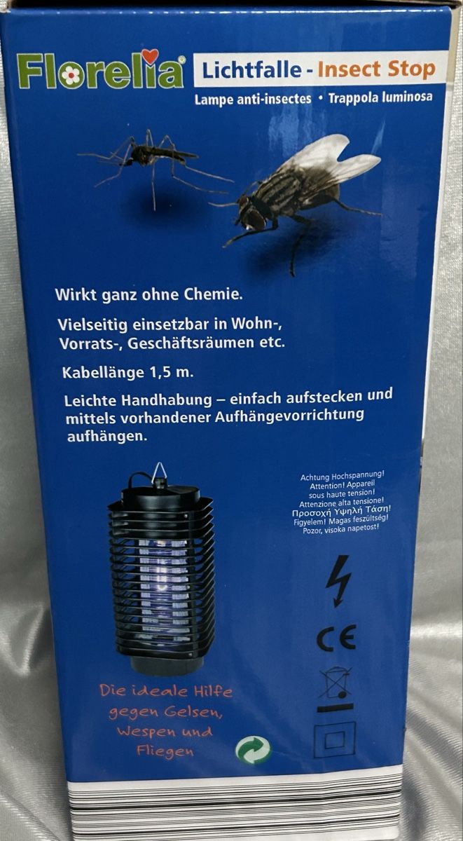 Altro per la casa: ***Insect Stop Lichtfalle ***NEU*** – Nuovo e nell'imballaggio originale da Winterthur venduto da stella67 1