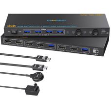 KVM Switch 2 PC 2 Monitore 8K HDMI USB