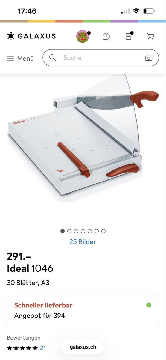 Tutti gli attrezzi: Schneidmaschine IDEAL, Model 1046 – Nuovo (secondo la descrizione) da Zürich venduto da ViolettRosenRot 4