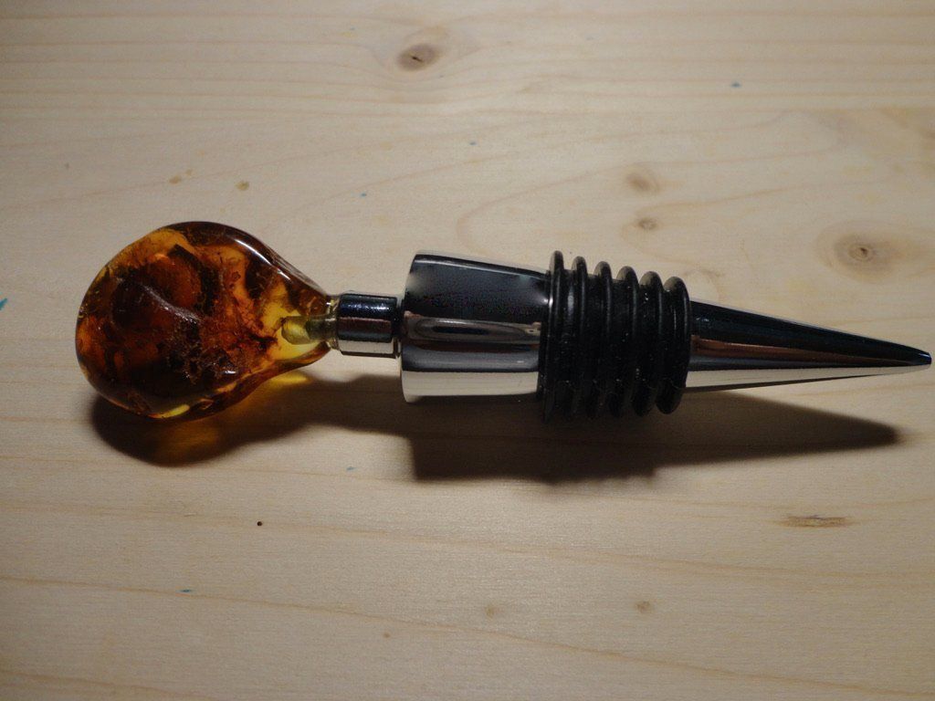 Flaschenöffner & -verschlüsse: Flaschenverschluss Bernstein /Ambre/Amber  echt – Neu (gemäss Beschreibung) aus Biberist von tl-schmuck 4
