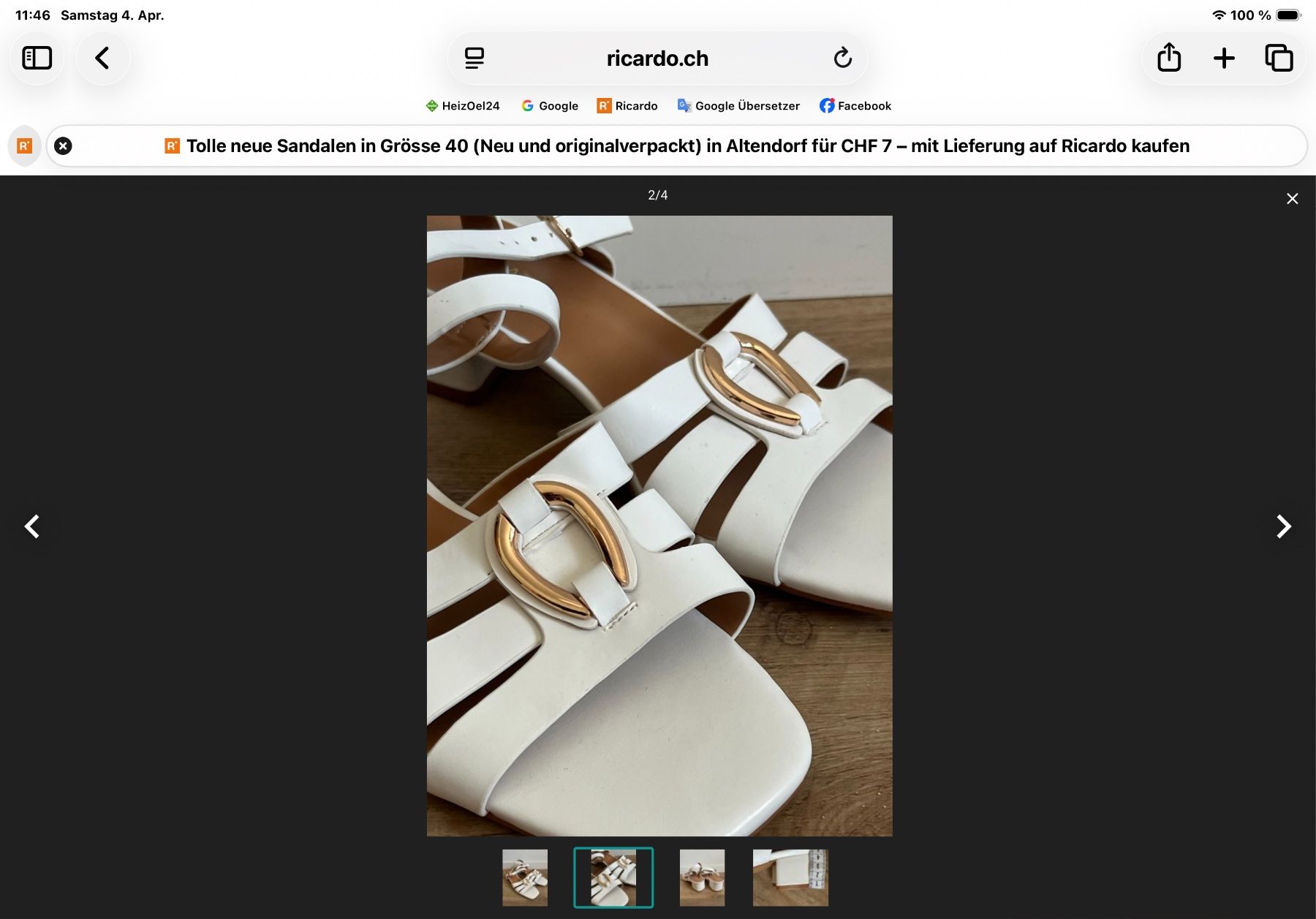 Scarpe da donna: Sommer sandale gr 40 – Nuovo e nell'imballaggio originale da Langnau am Albis venduto da Judithsebi 1