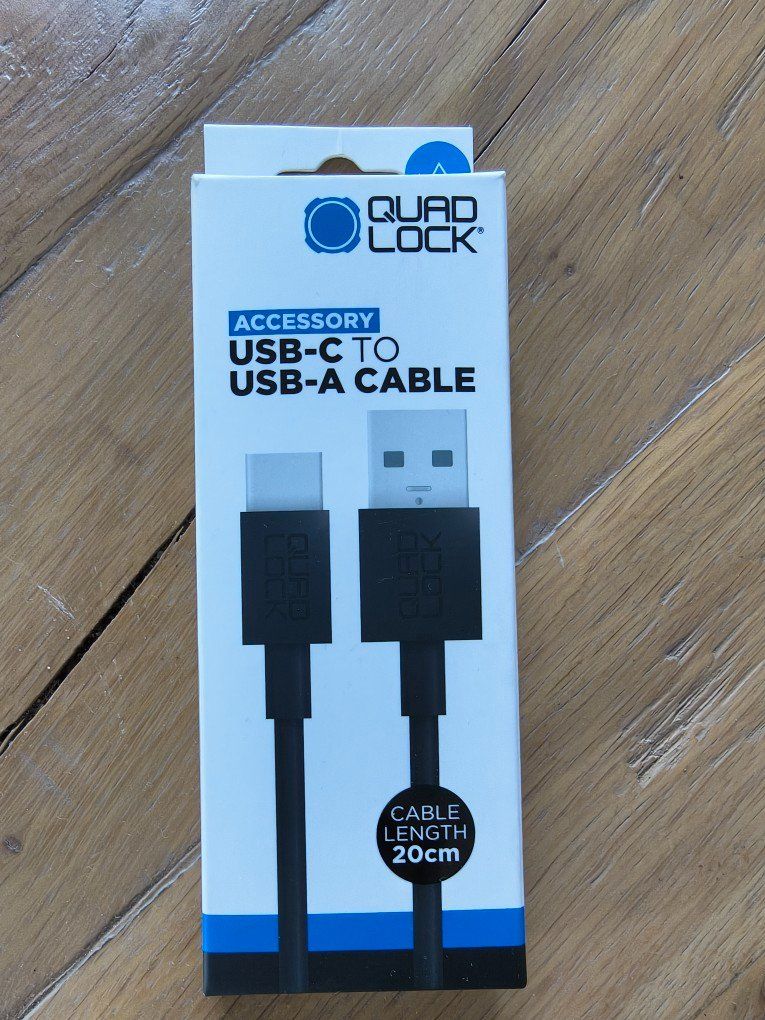 Quad Lock Support: Quad Lock Kabel USB-C zu USB-A – Neuf avec emballage d'origine à Schinznach Bad par Sofortdirk
