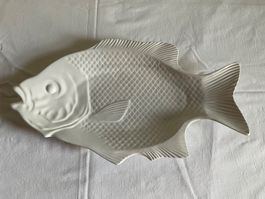 Keramik Fischplatte, Servierplatte