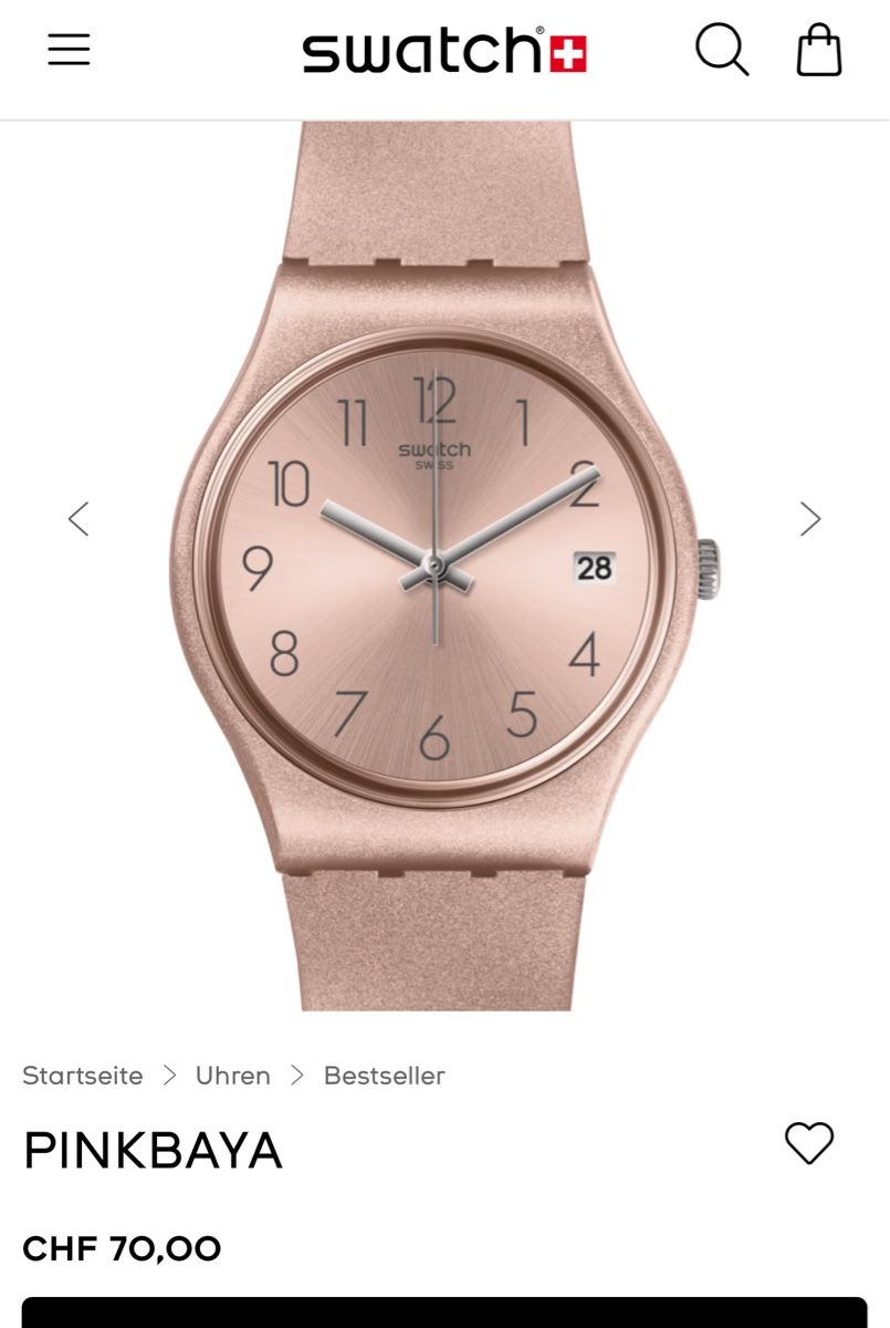 Swatch Orologi: SWATCH PINKBAYA NEUVE – Nuovo e nell'imballaggio originale da Binningen venduto da ciel02 5