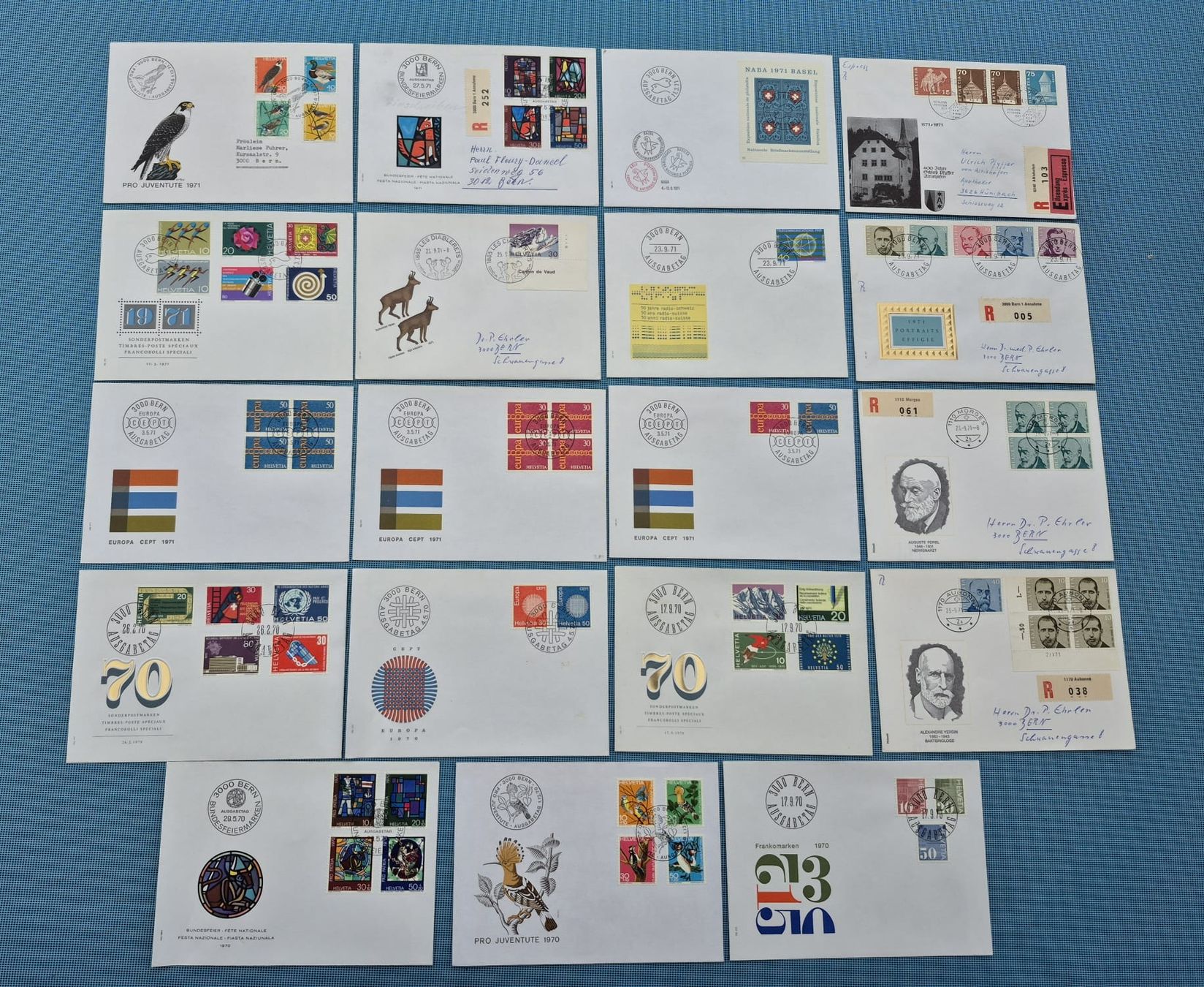 Tutti i francobolli: Briefmarken-Sammlung: FTC Ersttagsbriefe, über 110Stk – Usato da Hünibach venduto da rut_l6ht 1