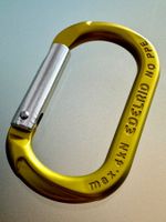 EDELRID Mini-O Karabiner L=57 mm max. 4 kN NO PPE yellow