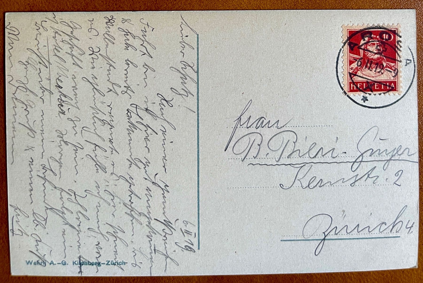 Ansichtskarten: AROSA - 1919... Schön ! – Gebraucht aus Lutry von Ediego 1