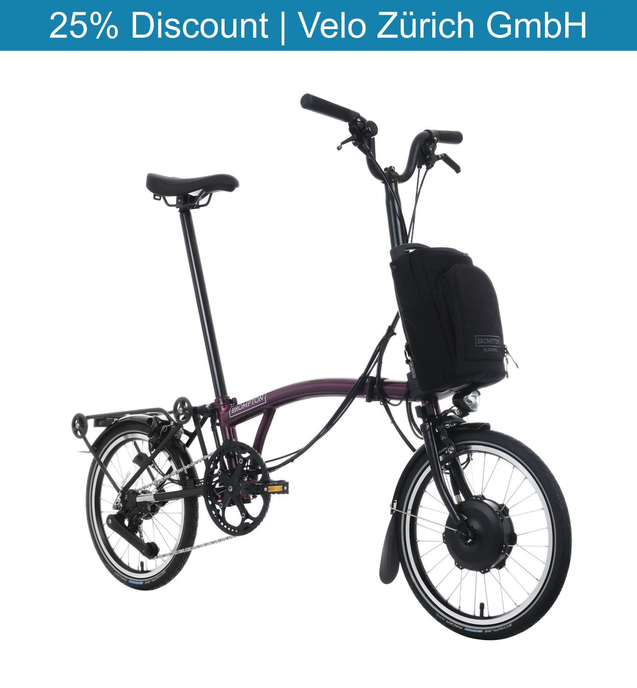 Velos: Faltvelo Brompton C Line Electric – Neu (gemäss Beschreibung) aus Zürich von Faltvelos