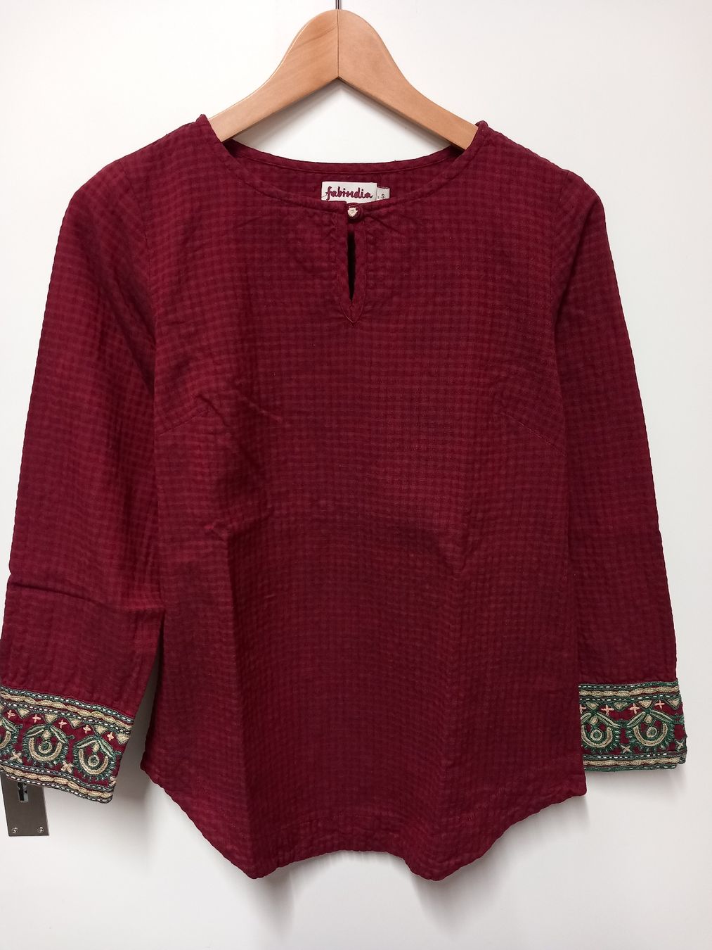 Tuniche: Fabindia wunderschöne Tunika Gr.S Baumwolle – Usato da Merligen venduto da muss_haben