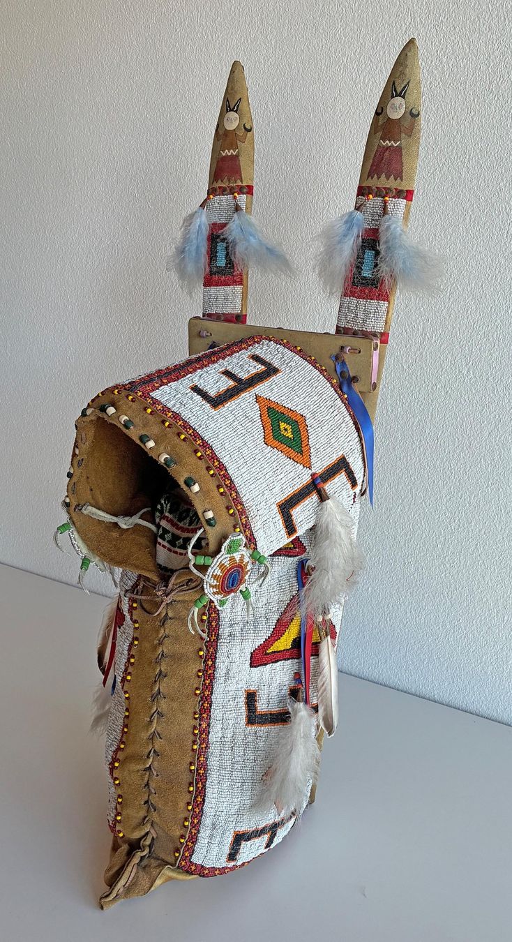 Bauch- & Rückentragen: Cheyenne Cradleboard / Kindertrage 1992 – Gebraucht aus Bäretswil von robsonantik 1