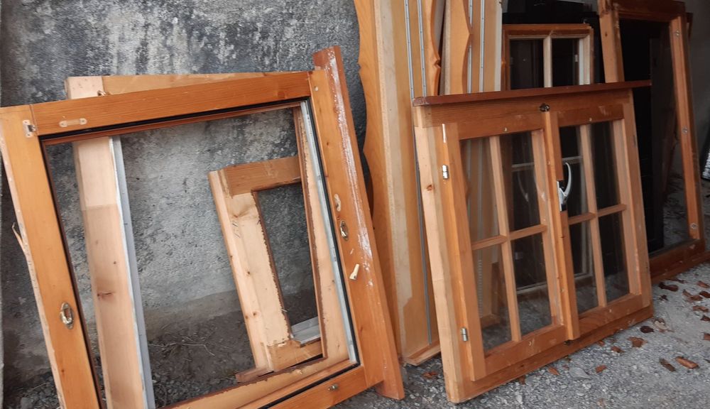 Fenster inkl Rahmen, Vorhangbretter und Läden (Gebraucht) in Niederlenz ...