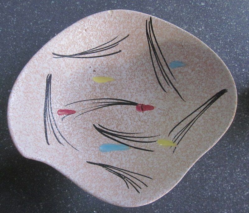 Schalen: Mid Century Set, Schale + Vase, Foreign/Scheurich, 50/60er – Gebraucht aus Bischofszell von raika 4