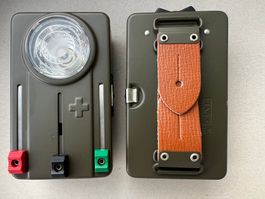 Taschenlampe aus alten Militär-/Zivilschutz Beständen