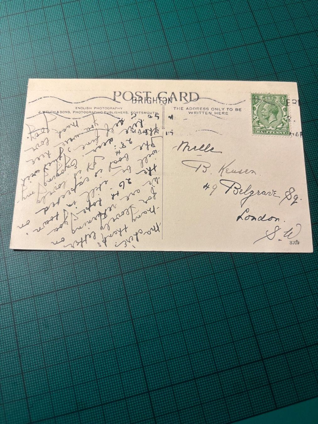 Cartoline postali: AK BRIGHTON GB. Rough Sea. – Usato da Utzenstorf venduto da Rose0303 2