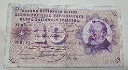 Suisse 10 Fr. 07.02.1974 Serie 90 I