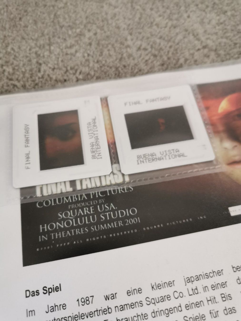 Nintendo Giochi: Final Fantasy Spirits Within Presskit – Usato da Zürich venduto da Thosedancingdays 1
