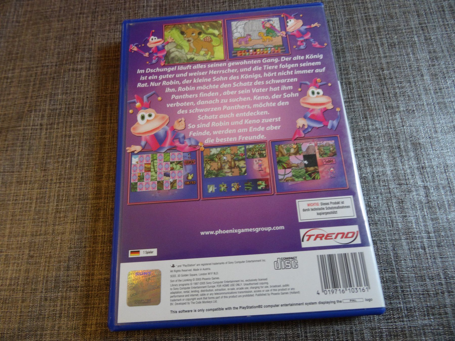 Sony Spiele: Der Sohn des Königs der Löwen PS2 – Gebraucht aus Olten von Disc-Ausverkauf 2