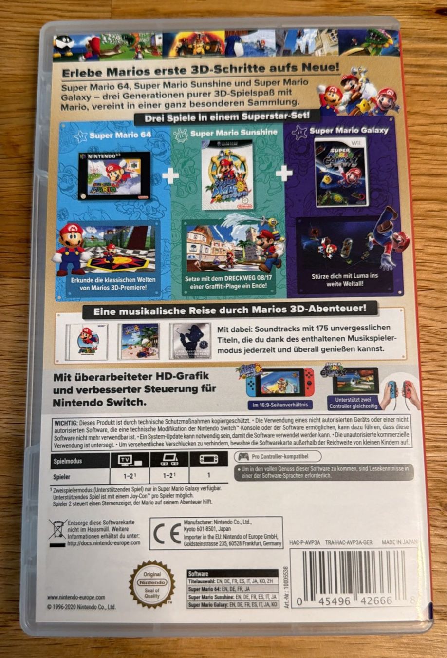 Nintendo Giochi: NINTENDO SWITCH SUPER MARIO 3D ALL STARS – Usato da Zürich venduto da Frei-Occasionen 2