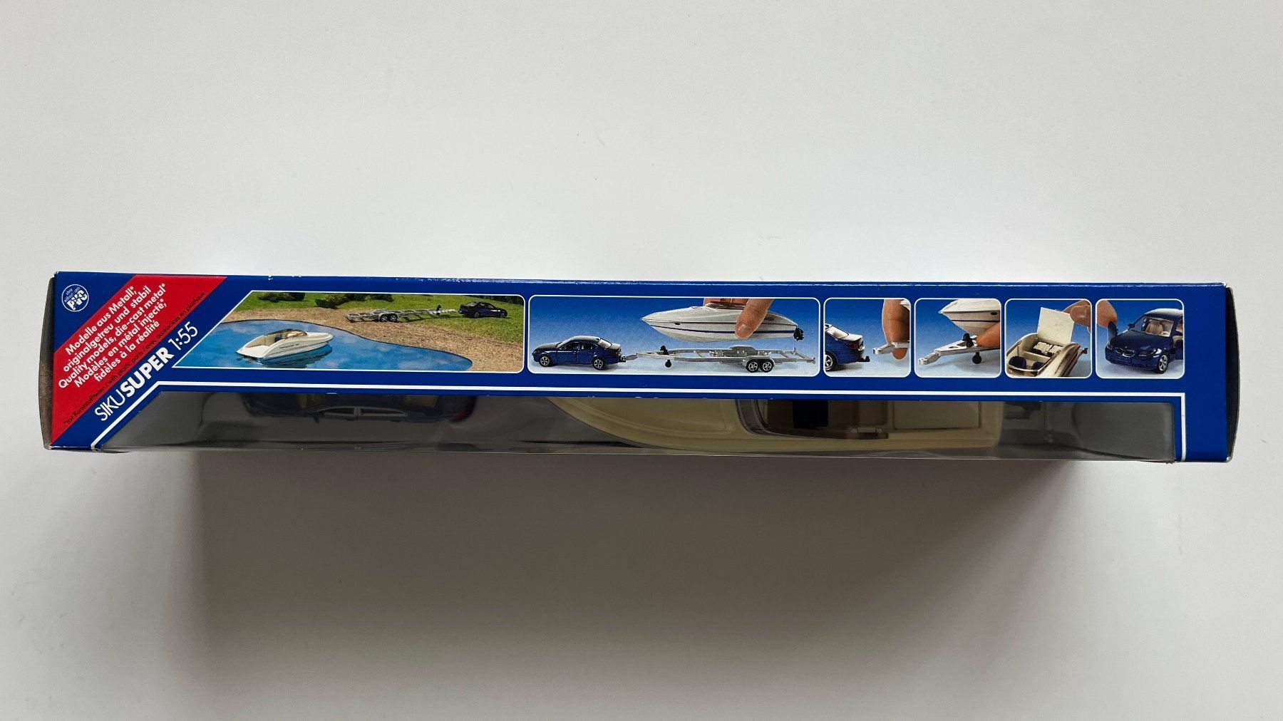 Siku Modellini d'auto: SIKU Super 2543 / PKW mit Motorboat – Nuovo e nell'imballaggio originale da Wauwil venduto da swissGadgets 1