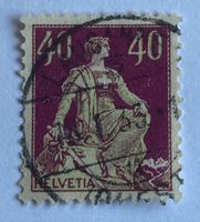  Helvetia mit Schwert gestempel    