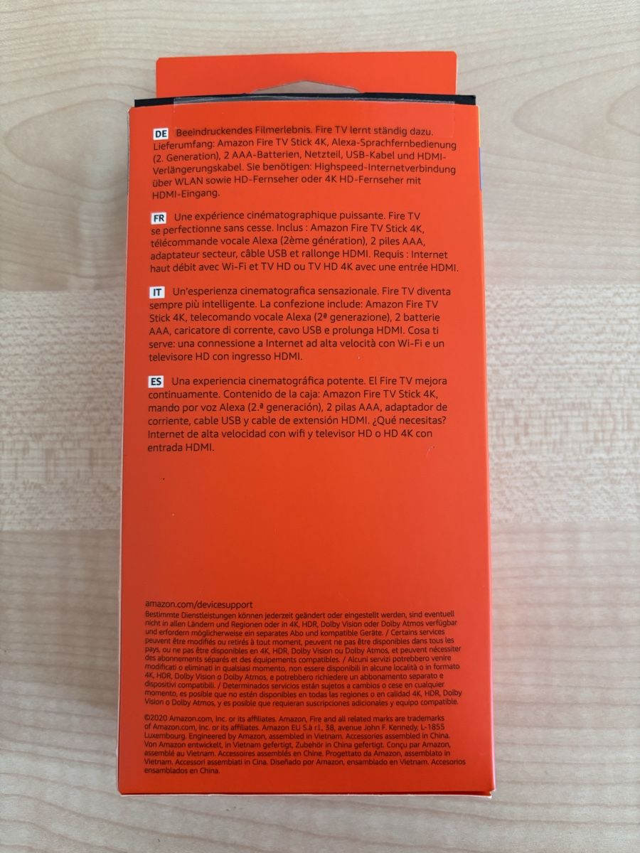 Amazon Lecteur multimedia & Streamer: Amazon Fire TV Stick 4K in excellent condition  – D'occasion à Luzern par fmitzi 2