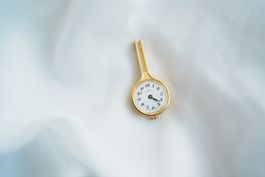 Vintage Clip Uhr Lady gold Damen Taschenuhren-Stil