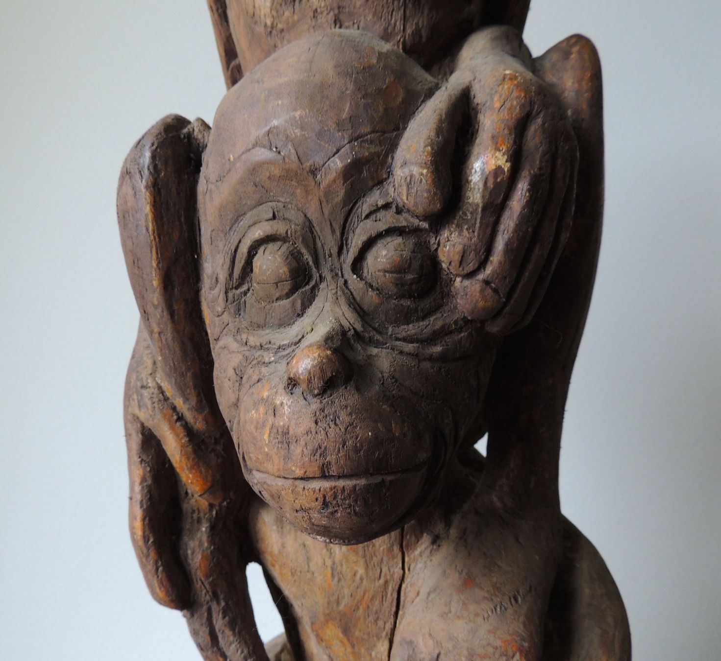 Sculture & Statue: Holz Wächterfigur Palau Archipelago Mikronesien – Usato da Waldenburg venduto da labrador707 8