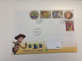 Couvert Toy Story Briefmarken neu ungeoeffnet