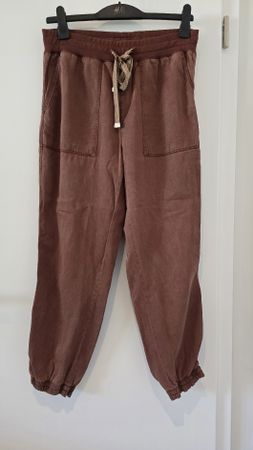 Oxxo Stoffhose braun Gr.XL/44 neu Damen