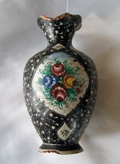 Vasi & Recipienti: Interessante antike emaillierte Vase – Difettoso da Geroldswil venduto da ARTEFACTO