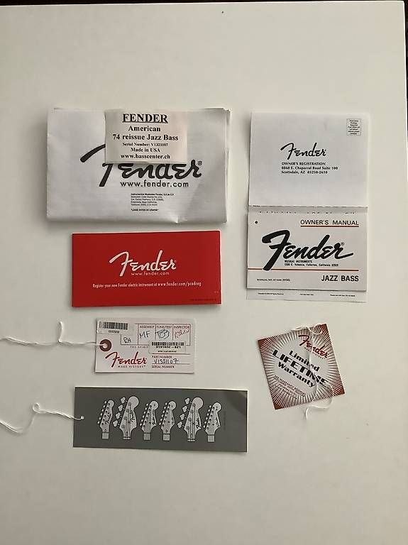 Fender Strumenti musicali: FENDER American 74 reissue Jazz Bass – Usato da Adliswil venduto da Mili1414 4