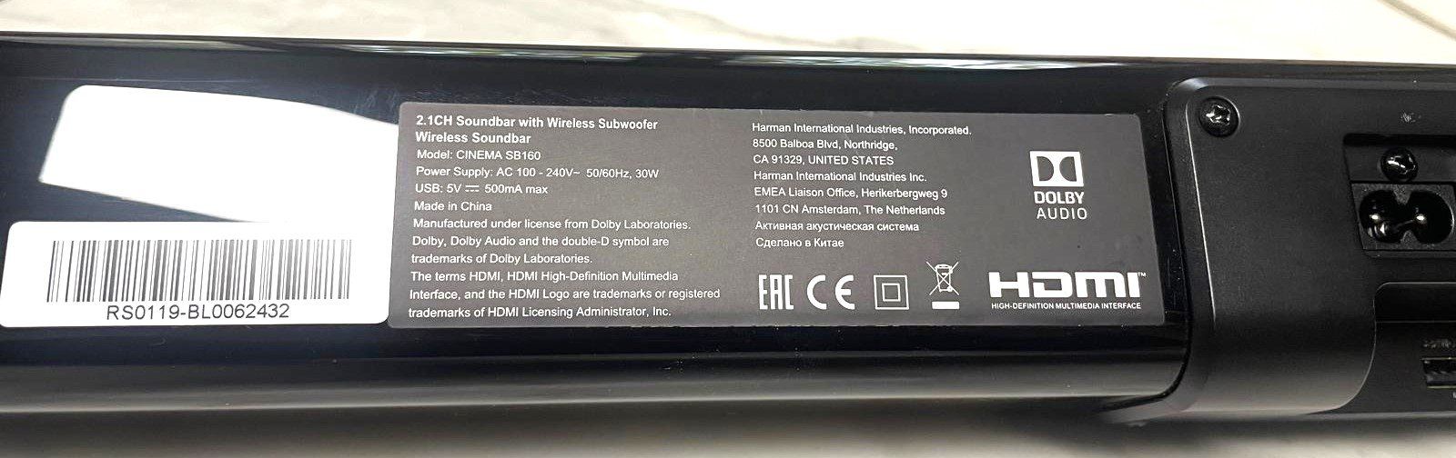 JBL Casse acustiche: JBL Soundbar, nur 1 mal gebraucht – Nuovo (secondo la descrizione) da Schöftland venduto da mioplus 2
