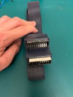 Flat euroscart peritel cable