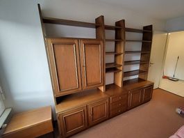 Wunderschönes Bücherregal Regalsystem Wohnwand aus den 70ern