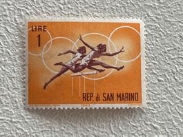Sport Thema Briefmarke