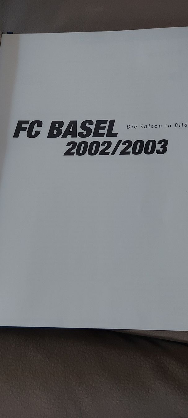 Libri: FC Basel Buch 2002/2003, mit Autogrammen, Top Zustand! – Usato da Liestal venduto da swary007 1