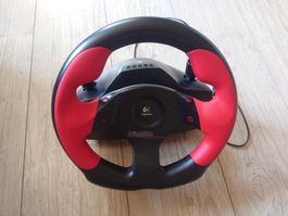 Logitech WingMan Formula Force GP Lenkrad mit Pedalen