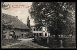 AK La Mauguettaz p. Yvonand, Café du chasseur