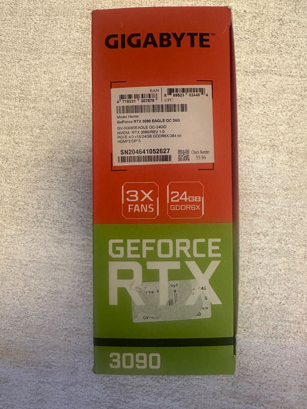 Nvidia Grafikkarten: GeForce RTX 3090 Eagle OC 24G – Gebraucht aus Giubiasco von rude01 5