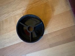 Centre adaptateur 45 T disque vinyle Dual noir tourne disque