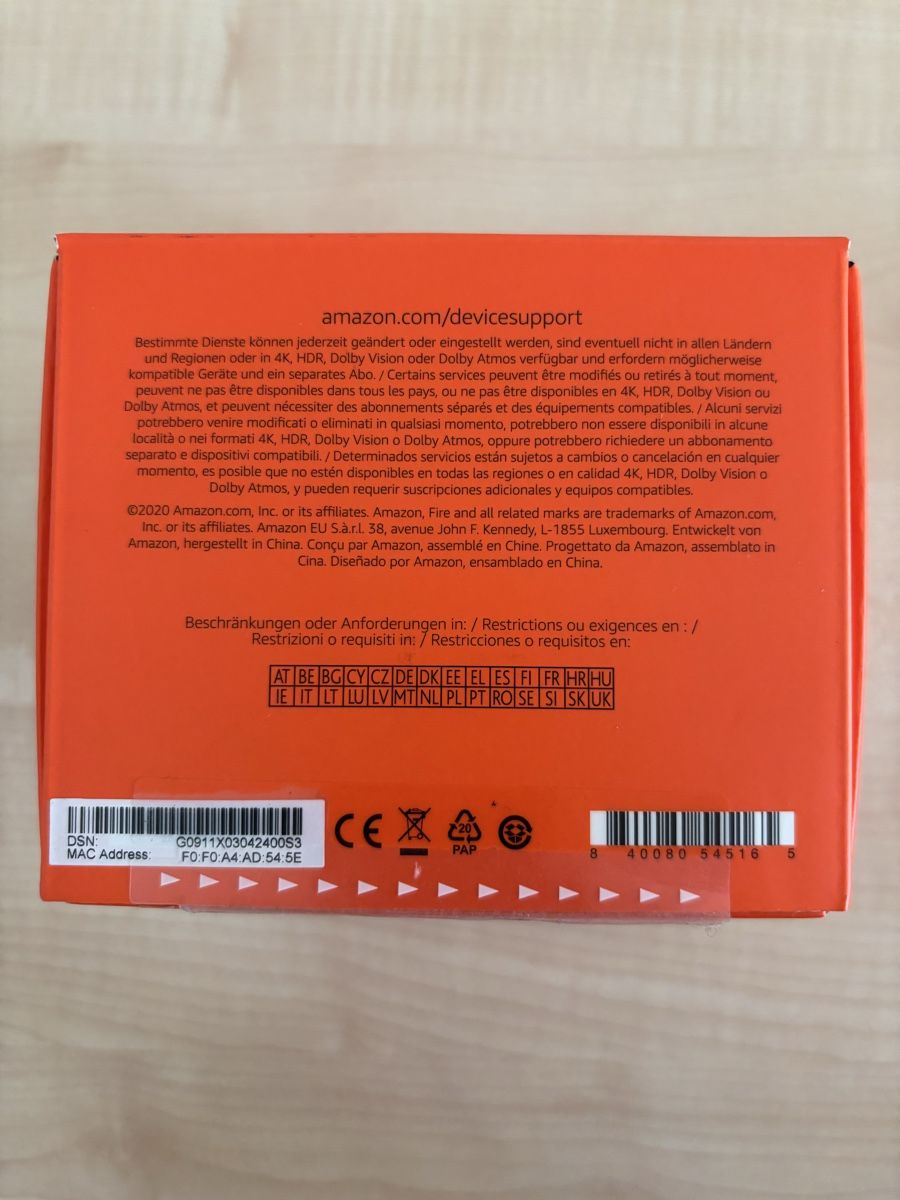 Amazon Multimediaplayer & Streamer: Amazon Fire TV Cube 4K HDR in excellent condition – Gebraucht aus Luzern von fmitzi 6