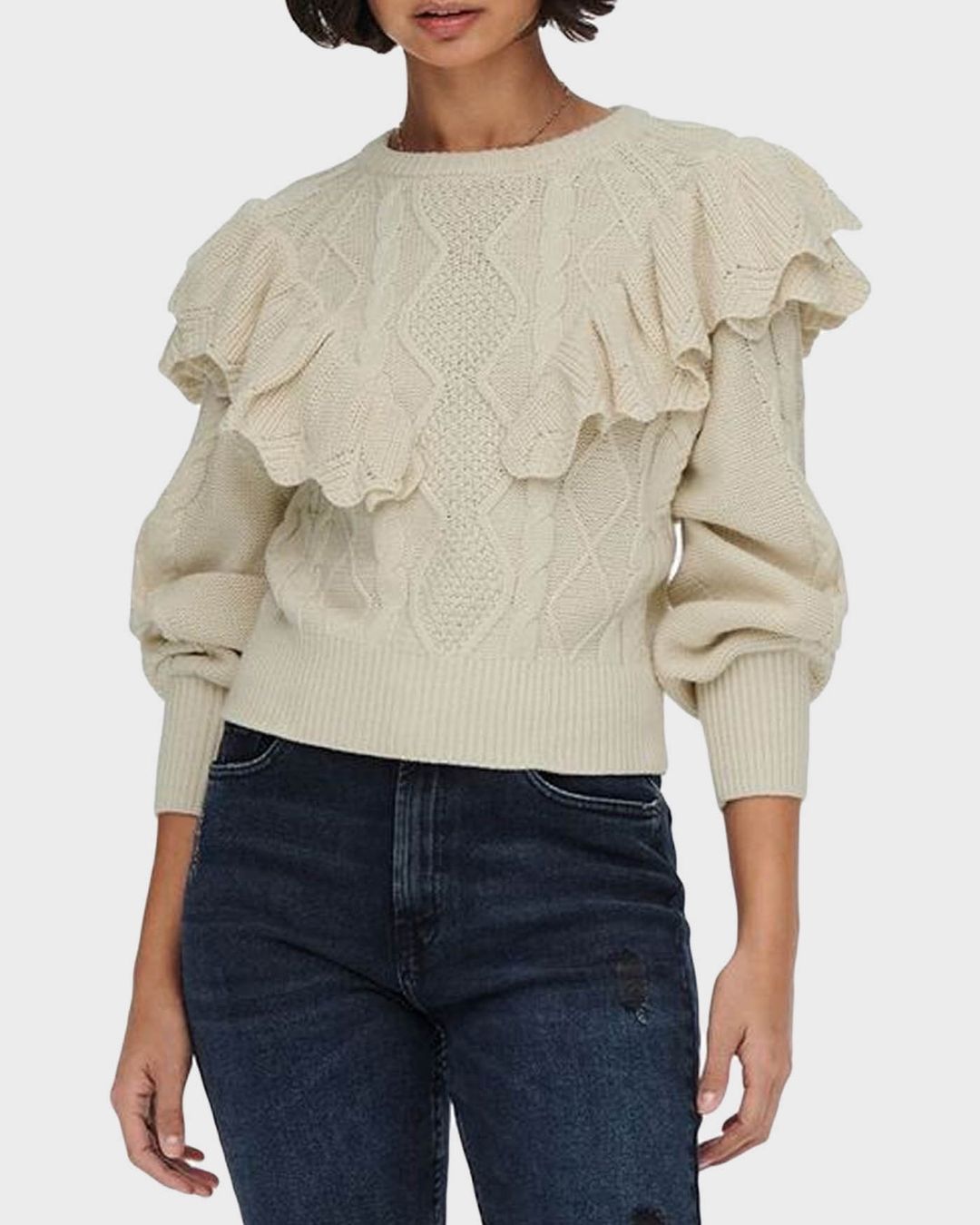 Only Pulls & Sweat-shirts: gestrickter Pullover ONLY Gr.L – D'occasion à Buchrain par nat_pl5p 1