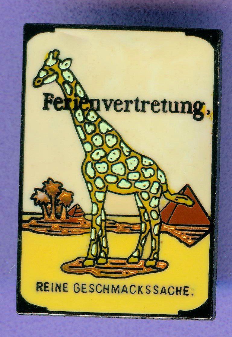 Camel Placchette & Badge: CAMEL  Ferienvertretung  Nr.118 – Usato da Winterthur venduto da Sammleroase