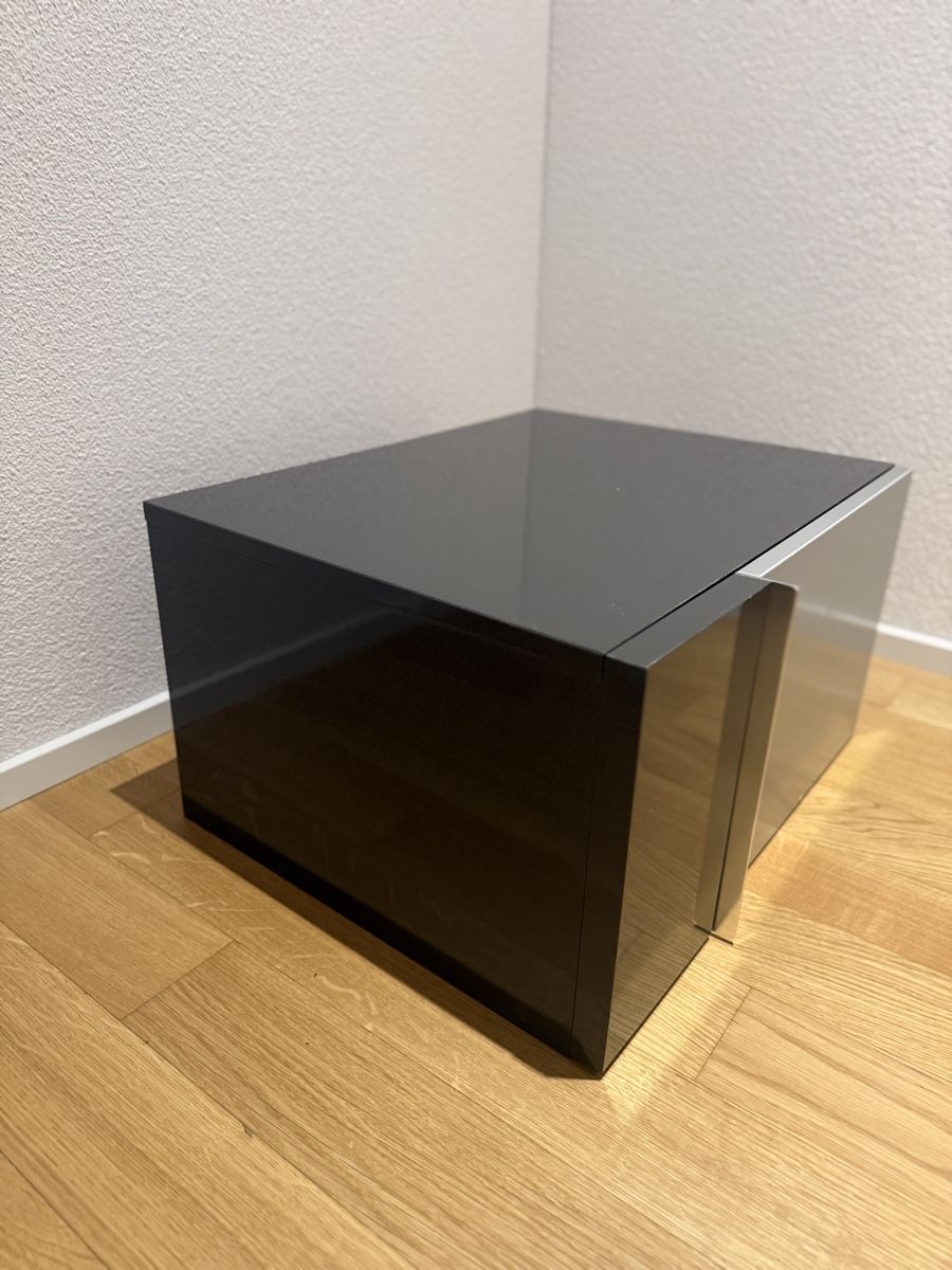 Nachttische: Modernes Nachttisch mit Schublade schwarz/grau – Gebraucht aus Ebikon von her_82yr 2