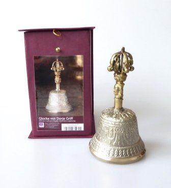 Campanacci mucche: Glocke mit Dorje 14,5cm – Nuovo e nell'imballaggio originale da Mauren venduto da Yeelen 2